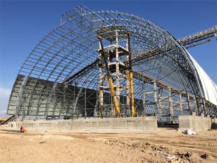 西安煤机油桶翘工程网架